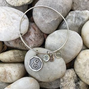 Silver “E”  Alex and Ani bracelet!!